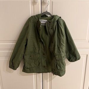 Old Navy hooded twill utility jacket for Toddler